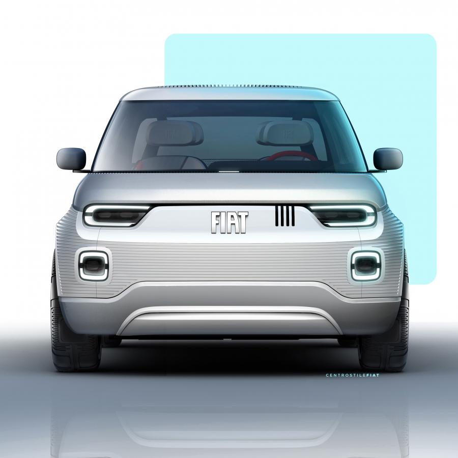Эскиз Fiat Concept Centoventi 2019 года  (фото 9 из 15)